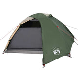 Camping Tent Dome 4-Person Green Waterproof 94335