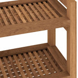 Bathroom Side Table 45x30x45 cm Solid Wood Teak 340753