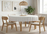 Table Cloth 5 pcs Round White 160 cm 42040497