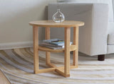 Side Table 40x50 cm Solid Oak Wood 247044