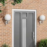 Outdoor Wall Light 2 pcs Silver 28 x 25 x 38 cm 4005944