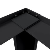 Washing Machine Pedestal Black 64 x 55 x 32.5 cm Steel 42022033