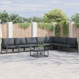 Garden Sofa Set Anthracite Steel 3378993