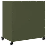 Sideboard Olive Green 68x39x72 cm Steel 846660