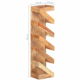 321626 Wine Rack for 5 Bottles Solid Acacia Wood