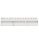 Bed Frame without Mattress White 90x200 cm 3203824