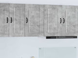 Dishwasher Panel Kalmar Concrete Grey 40 x 31 x 80 cm 884677