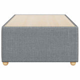 Bed Frame without Mattress Light Grey 90x190 cm Single Fabric 3284900