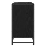 Bathroom Cabinet Black Oak 65 x 33 x 60 cm Engineered Wood 883626