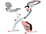 2-in-1 Folding Exercise Bike with 8-Level Magnetic Resistance, Arm Resistance Band, Pulse Sensor, T3398P376861