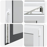 Basement Window "RISOR" 120x60 cm Tilt&Turn DIN Right Anthracite 4108461