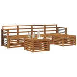 Sofa Sets 6 pcs Natural Solid Acacia Wood 3374699