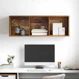 TV Cabinet Set Old Wood 37 x 37 x 107 cm Engineered Wood 875081