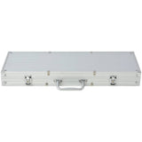 Poker Set with 500 Chips Aluminium 80180