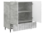 Sideboard Concrete Grey 66 x 34.5 x 97 cm Engineered Wood 894438