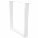 Dining Table Legs V-Shape 3 pcs White 90x cm Steel 4012669