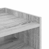 Bedside Cabinet with Shelf 2 pcs Grey Sonoma 40 x 40 x 61 cm 859477