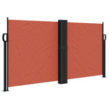 ZNTS Retractable Side Awning Terracotta 120x600 cm 4004603