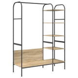 Clothes Rack with Shelf Brown 120 x 44 x 160 cm Engineered Wood 868446