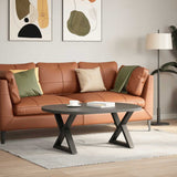 Coffee Table Legs 2 pcs Anthracite 50x cm Steel 4012706