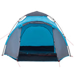 ZNTS Camping Tent Dome 3-Person Blue Quick Release 4004227