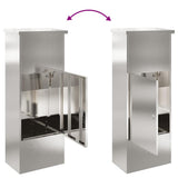 Parcel Drop Box Silver 44.5 x 29 x 110.5 cm Stainless Steel 874930