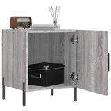Bedside Cabinets 2 pcs Grey Sonoma 40x40x50 cm Engineered Wood 827593
