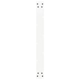 Dining Table Legs U-Shaped 3 pcs White 80x cm Steel 4013205