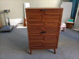 60cm Walnut Shoe Storage Cabinet,Medieval Modern Independent Shoe Cabinet, Fence Shoe Cabinet with 2 W6296P537668