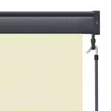 Outdoor Roller Blind 120x250 cm Cream 145965