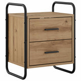 Hanging Bedside Cabinet Artisan Oak 40 x 30 x 50 cm 8013552