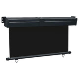Balcony Side Awning 145x250 cm Black 48424