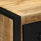 Bedside Cabinet 40x35x40 cm Solid Rough Wood Mango 4015953