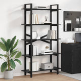 Bookshelf Black Oak 100 x 33.5 x 178 cm Engineered Wood 883934
