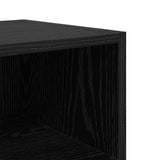 Bedside Cabinet 2 pcs Black Oak 40 x 30 x 50 cm Engineered Wood 875103