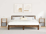 Bedside Table with Drawer 2 pcs Old Wood 30.5 x 27 x 59.5 cm 8000625