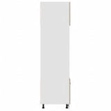 Microwave Cabinet Lyon Sonoma Oak 60x57x207 cm Engineered Wood 3334019