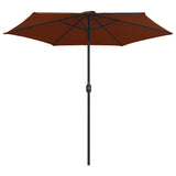 Garden Parasol with Aluminium Pole 270x246 cm Terracotta 47349