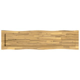 Live Edge Table Top 140 x 40 x 3.5 cm Rectangular White 938583