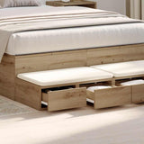 Bed Drawers Artisan Oak 120 x 36.5 x 16.5 cm Engineered Wood 866946
