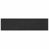 Wall-Mounted Headboard HAARLEM Black Engineered Wood 896926