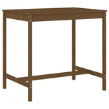 5 Piece Garden Bar Set Honey Brown Solid Wood Pine 3157808