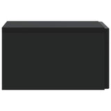 Wall-Mounted Bedside Cabinet 2 pcs Black 33 x 34.5 x 20 cm 898428