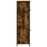 Highboard Smoked Oak 62x32x106.5 cm Engineered Wood 834207