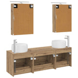 Bathroom Furniture Set 5 pcs Artisan Oak 3407006