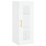 Highboard White 34.5x34x180 cm Engineered Wood 3199353