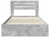 Bed Frame with Drawer with Headboard Manual Engineered Wood 3411678