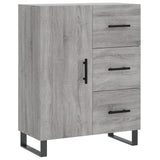 Highboard Grey Sonoma 69.5x34x180 cm Engineered Wood 3198495