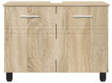 Bathroom Vanity Unit Sonoma Oak 60 x 35 x 60 cm Engineered Wood 889407