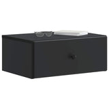 Wall-Mounted Bedside Cabinet 2 pcs Black 49 x 34.5 x 20 cm 899128